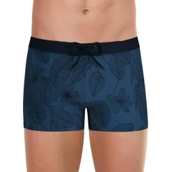 Boxer de bain homme fibres recyclées Trendy Eminence bleu