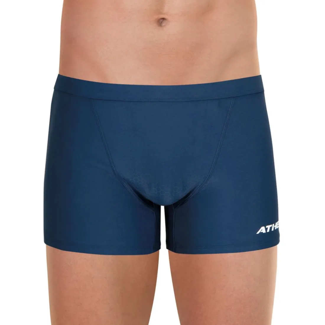 Boxer de bain long homme Sport Technique bleu