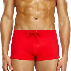 Boxer de bain rouge
