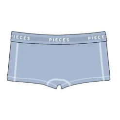 Boxer femme en coton Logo bleu uni Gail