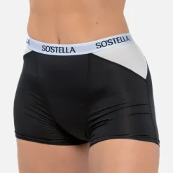 Boxer Menstruel de sport - Flux moyen -e n°12 noir en nylon