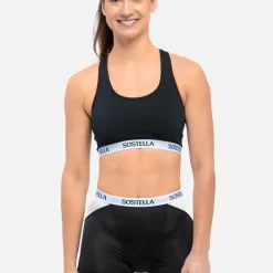 Boxer Menstruel de sport - Flux moyen -e n°12 noir en nylon
