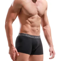 Boxer noir en coton