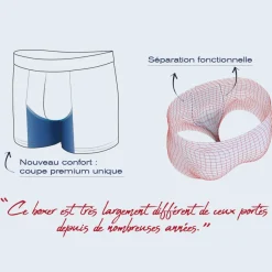 Boxer Tailor Fait en France homme Eminence noir