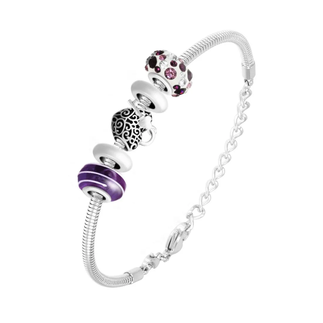 Bracelet Femme So Charm - SB050-113-43-58-43-132 - Bracelet Mode Argenté