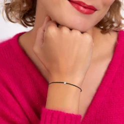 Bracelet Femme So Charm - BD3183-NOIR-DIAMANT - Bracelet Mode Noir