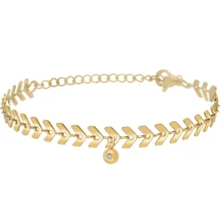 Bracelet Femme So Charm - BD2882-DORE-DIAMANT - Bracelet Mode Doré