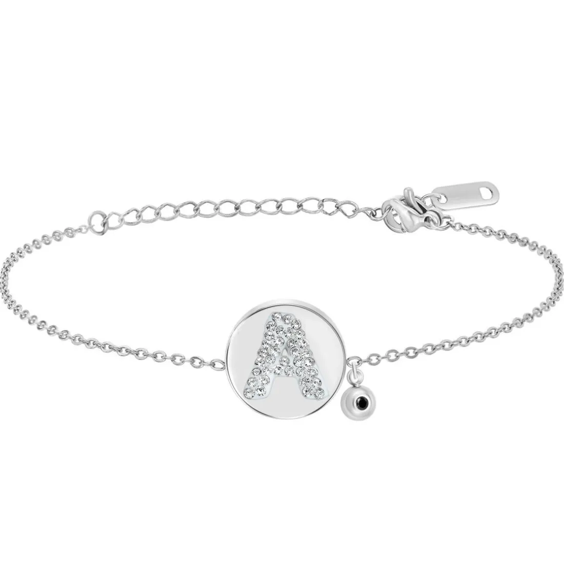 Bracelet Femme So Charm - BD2693-ARGENT-A-DIAMANT - Bracelet Argenté Lettre