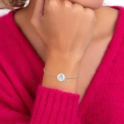 Bracelet Femme So Charm - BD2693-ARGENT-A-DIAMANT - Bracelet Argenté Lettre