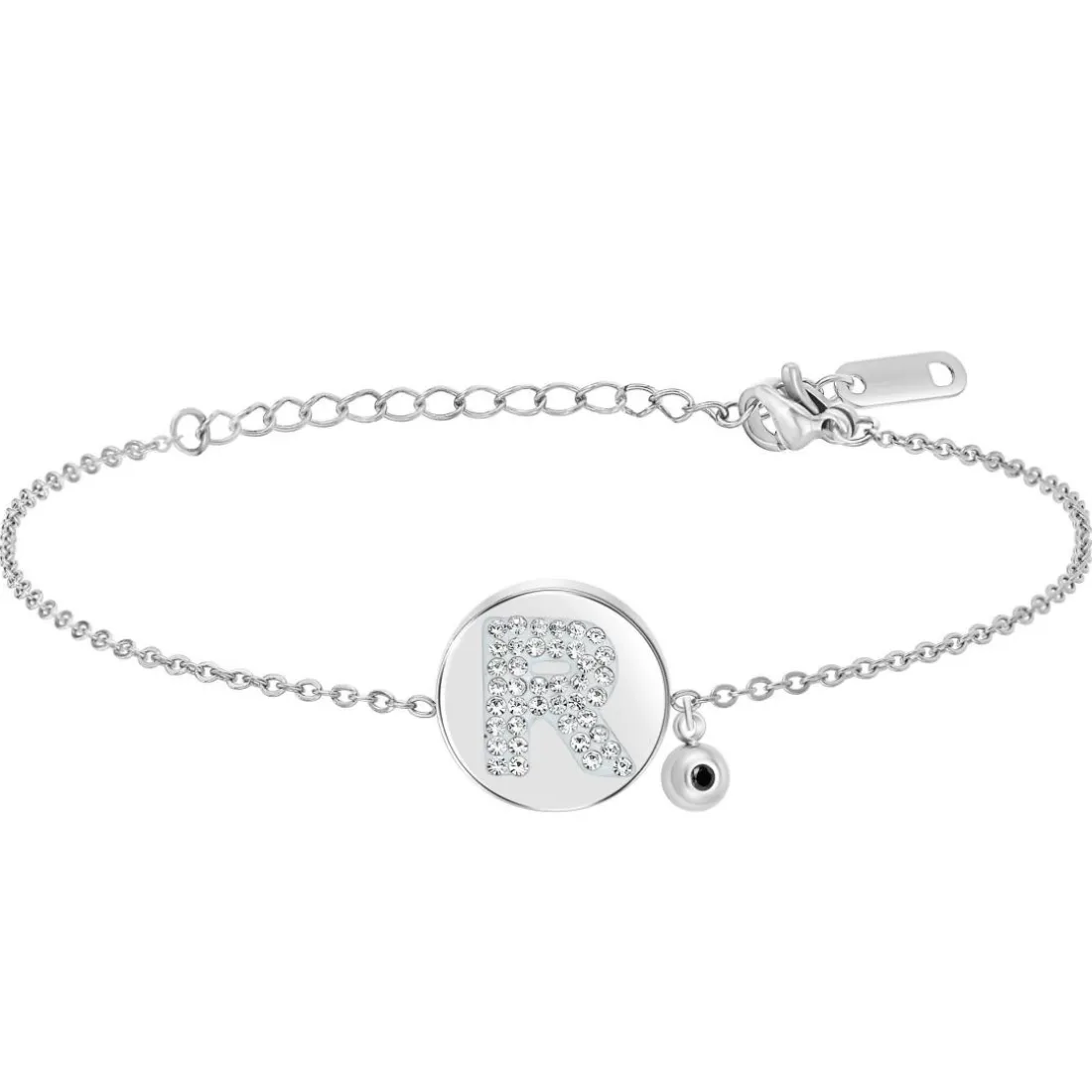 Bracelet Femme So Charm - BD2693-ARGENT-R-DIAMANT - Bracelet Argenté Lettre