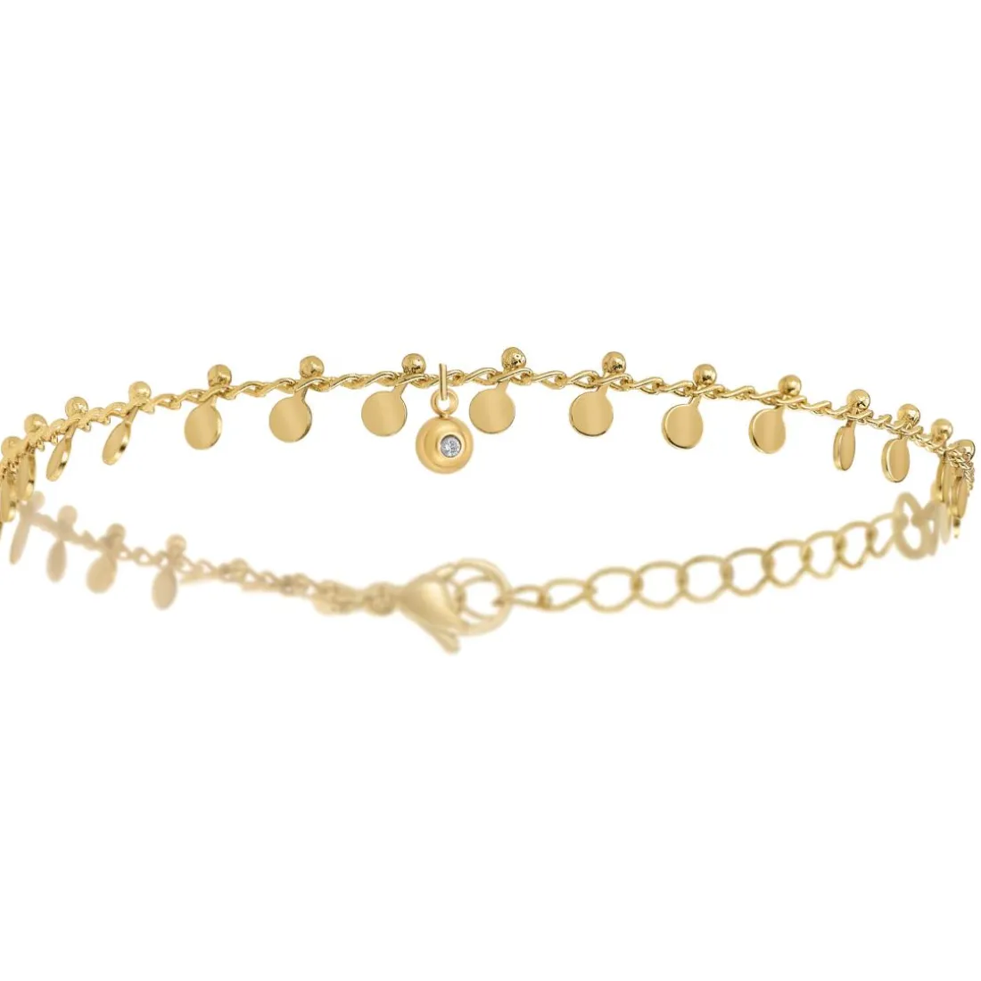 Bracelet Femme So Charm - BD3098-DORE-DIAMANT - Bracelet Mode Doré