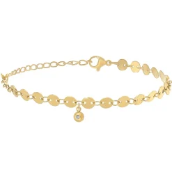 Bracelet Femme So Charm - BD2393-DORE-DIAMANT - Bracelet Mode Doré