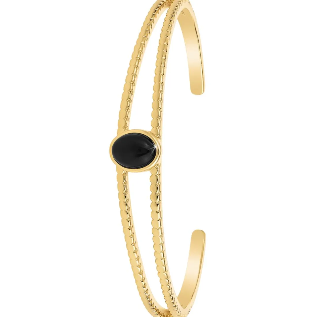 Bracelet Femme So Charm - B4237-BLACKONYX - Bracelet Mode Doré