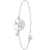 Bracelet Femme So Charm - BD2281-ARGENT-P-DIAMANT - Bracelet Initial Argenté