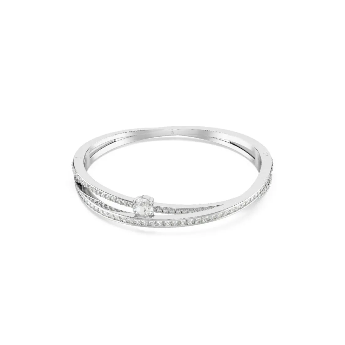 Bracelet Femme Swarovski Hyperbola 5691226 Métal rhodié Oxyde de Zirconium