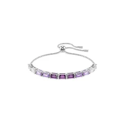 Bracelet Femme Swarovski Matrix - 5707199 Métal Rhodié Violet