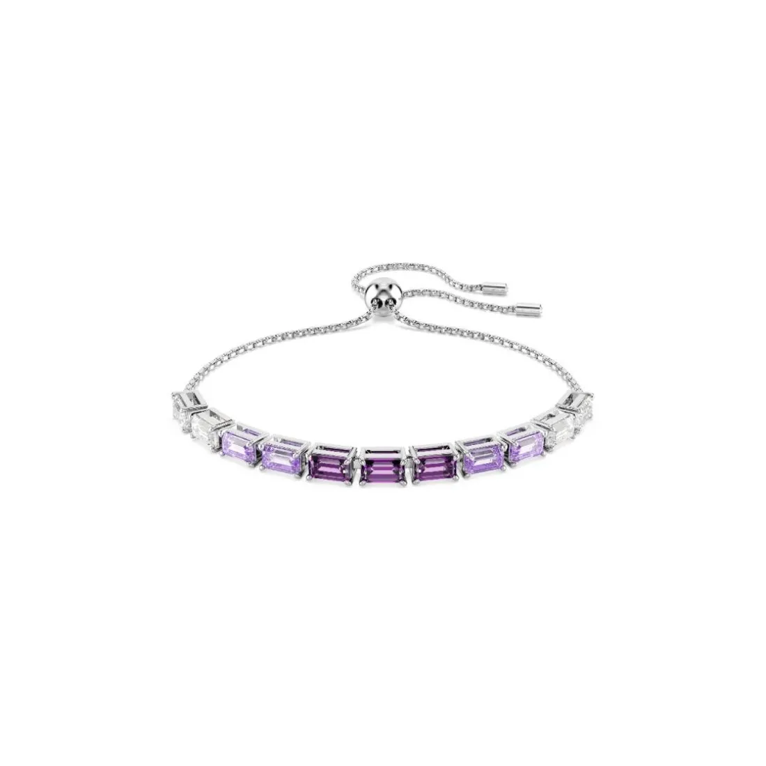 Bracelet Femme Swarovski Matrix - 5707199 Métal Rhodié Violet
