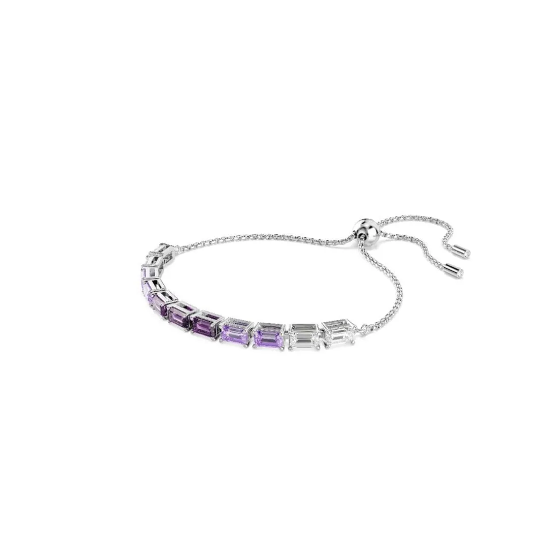 Bracelet Femme Swarovski Matrix - 5707199 Métal Rhodié Violet