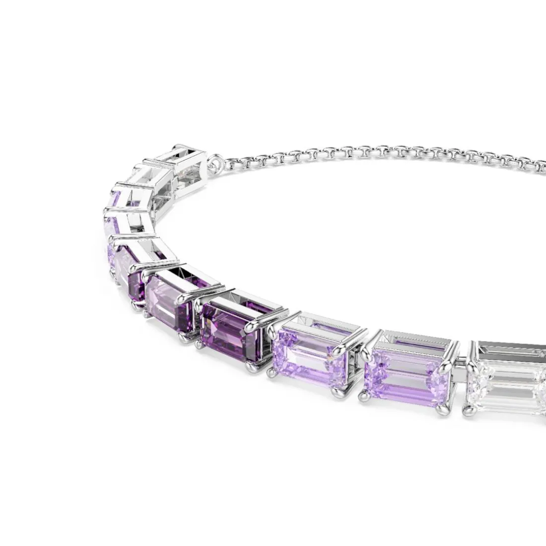 Bracelet Femme Swarovski Matrix - 5707199 Métal Rhodié Violet