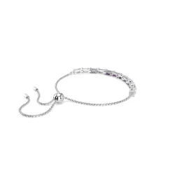 Bracelet Femme Swarovski Matrix - 5707199 Métal Rhodié Violet