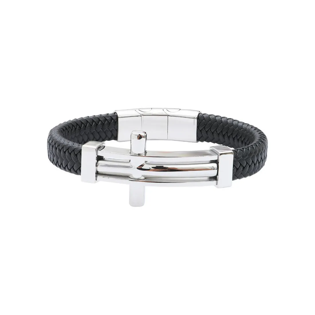 Bracelet Homme G-Force Bijoux BGFBR0006S - Acier Argent