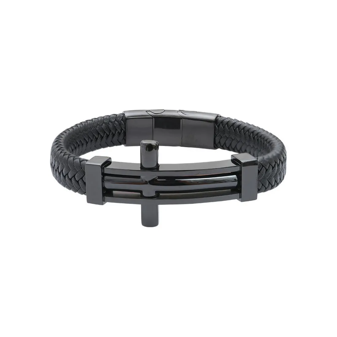 Bracelet Homme G-Force Bijoux BGFBR0005S - Acier Noir