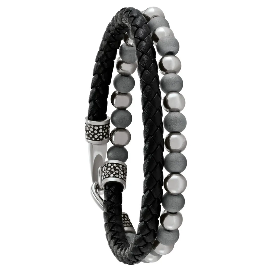 Bracelet Homme Jourdan Phoenix - JH100008B Cuir