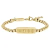 Bracelet Homme Lacoste District - 2040539 Acier Doré