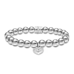 Bracelet Homme Police Bijoux TALISMAN - Acier Argent