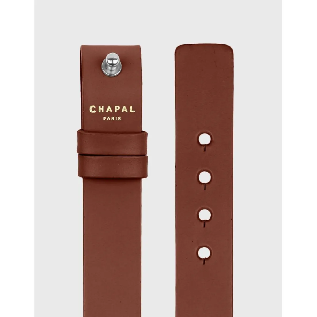 Bracelet Kelton x Maison Chapal Brun