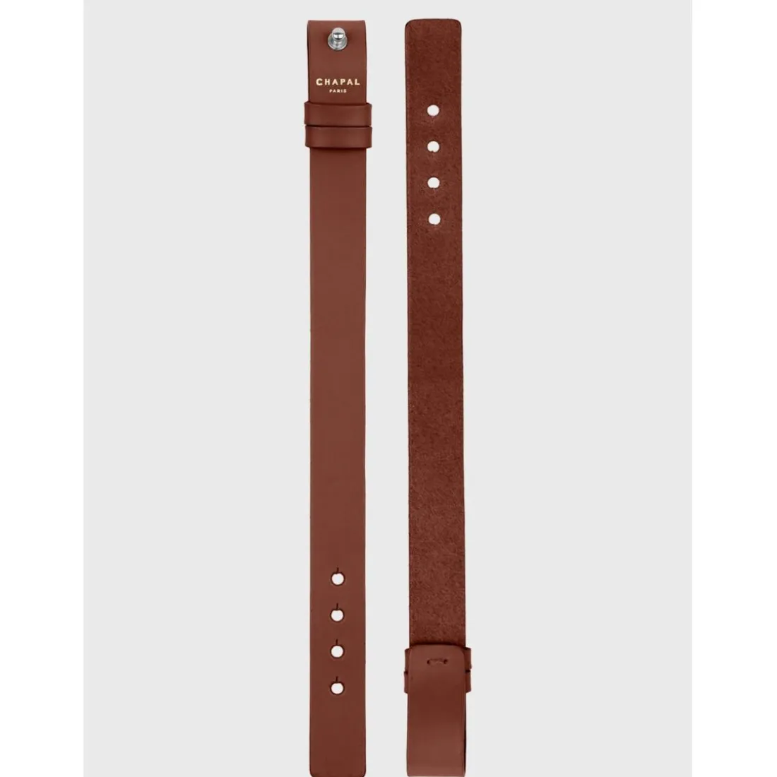 Bracelet Kelton x Maison Chapal Brun