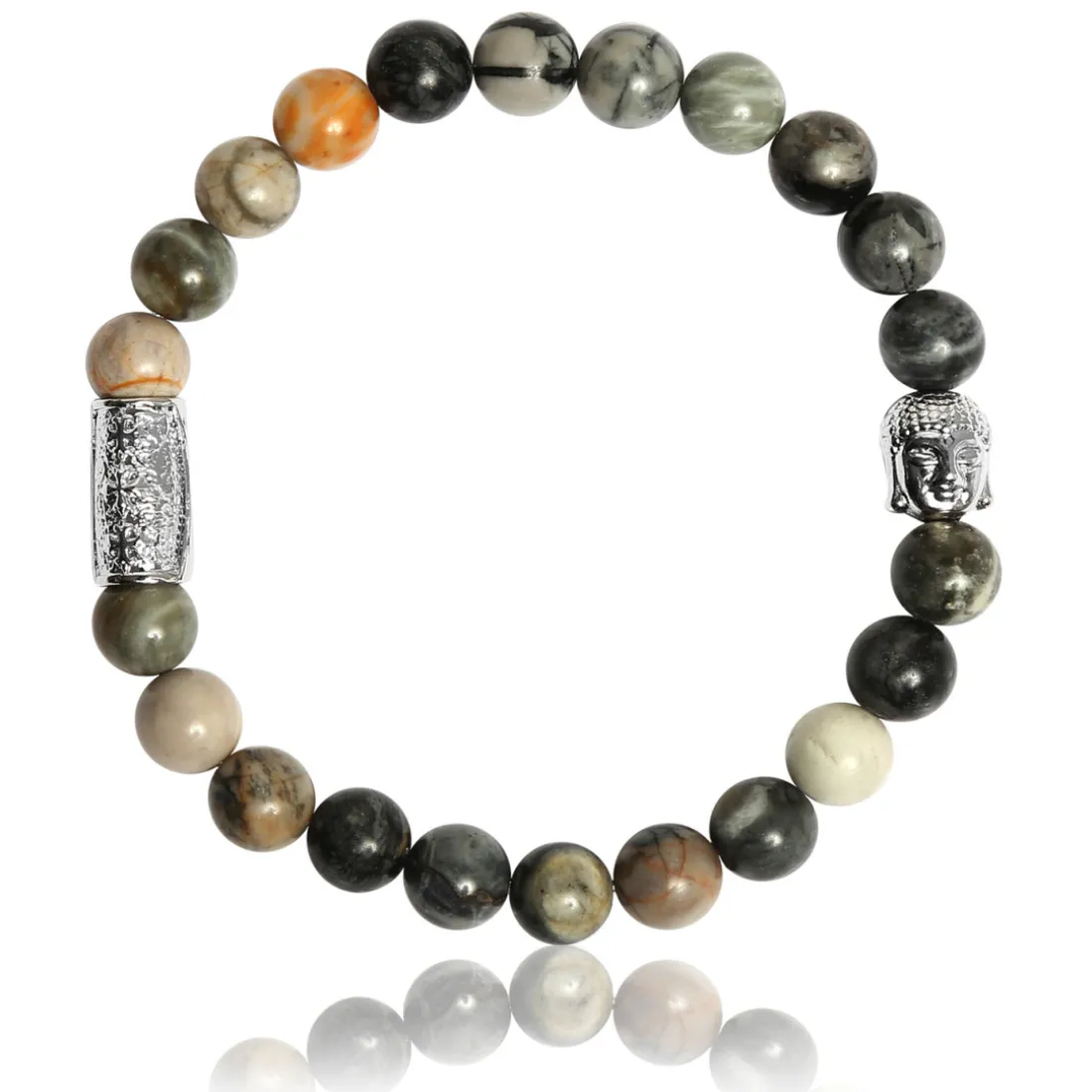 Bracelet Lauren Steven Design ML052 - Bracelet En Pierre Naturelle Pierre Picasso Lauren Steven