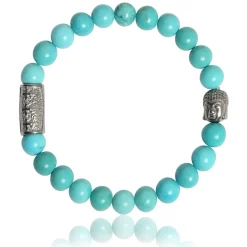 Bracelet Lauren Steven Design ML072 - Bracelet En Pierre Naturelle Turquoise Lauren Steven