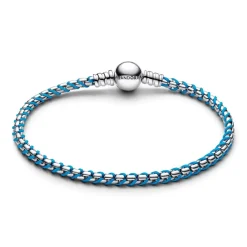 Bracelet Maille Serpent Cordon Bleu 593816C01