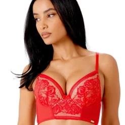 Bralette décolleté plongeant armatures