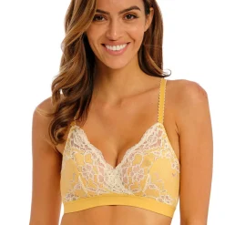 Bralette Sans Armature Jaune Wacoal lingerie