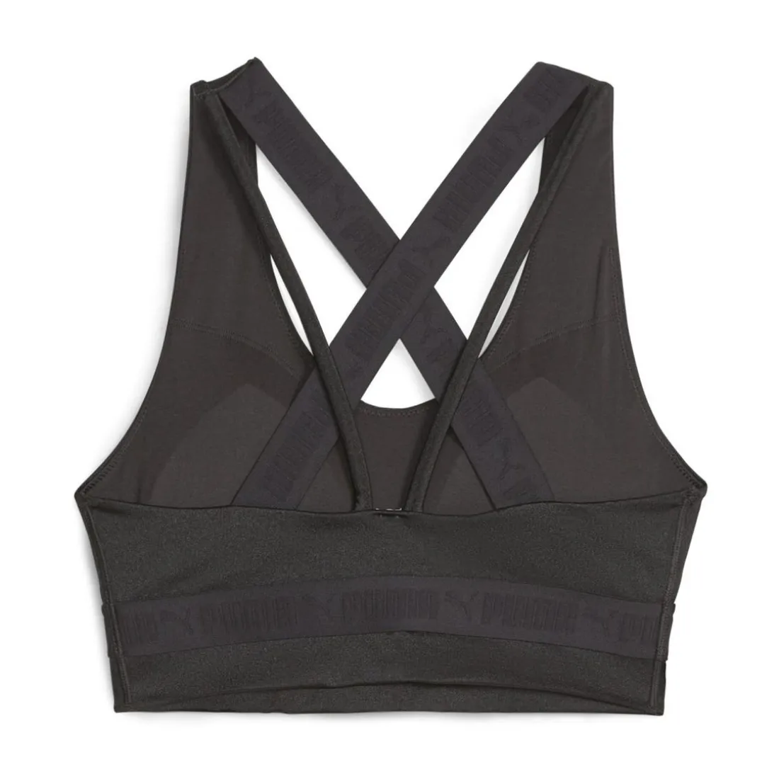 Brassiere Femme W STRONG MID SHINE BRA noir en nylon