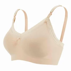 Brassière d'allaitement rose Cache Coeur Lingerie en viscose