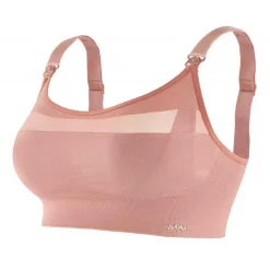 Brassière d'allaitement sport rose Cache Coeur Lingerie