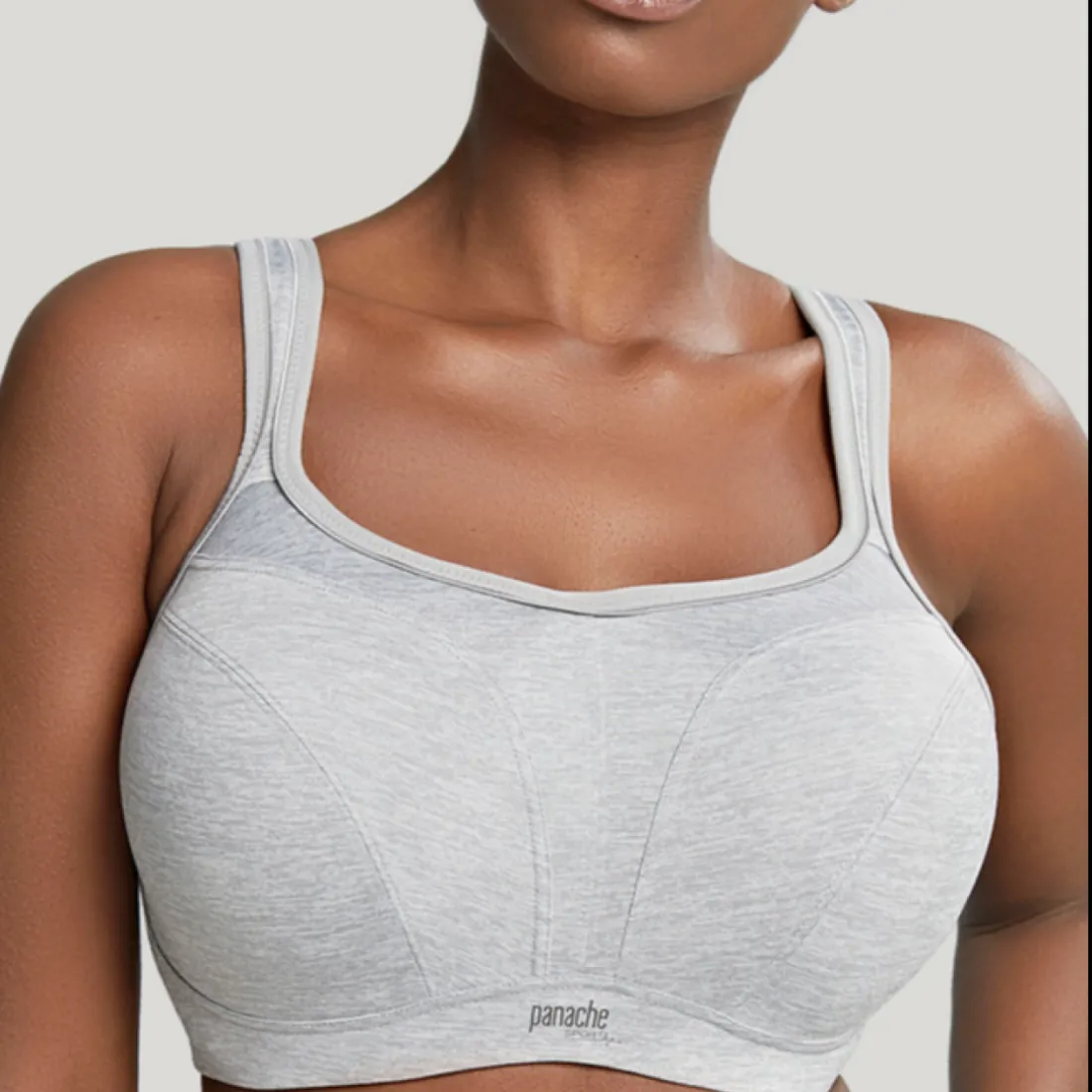 Brassière de sport armatures grise