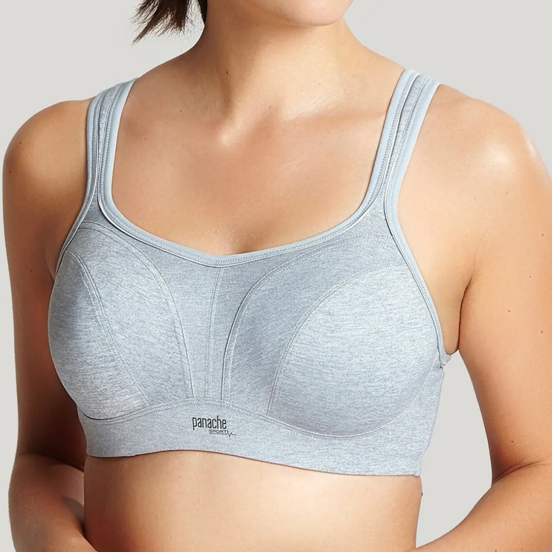 Brassière de sport armatures grise