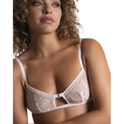 Brassière en tulle - Blanche