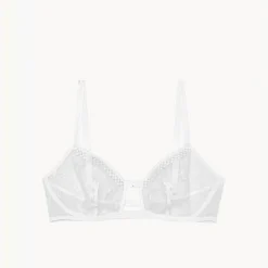 Brassière en tulle - Blanche