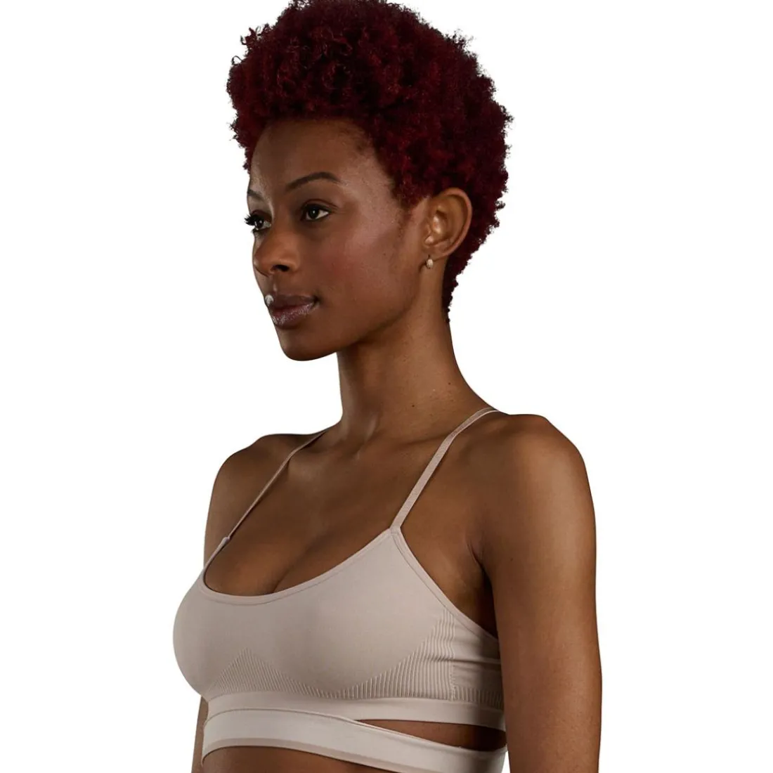 Brassière femme Contour Seamless Adidas Sport blanc