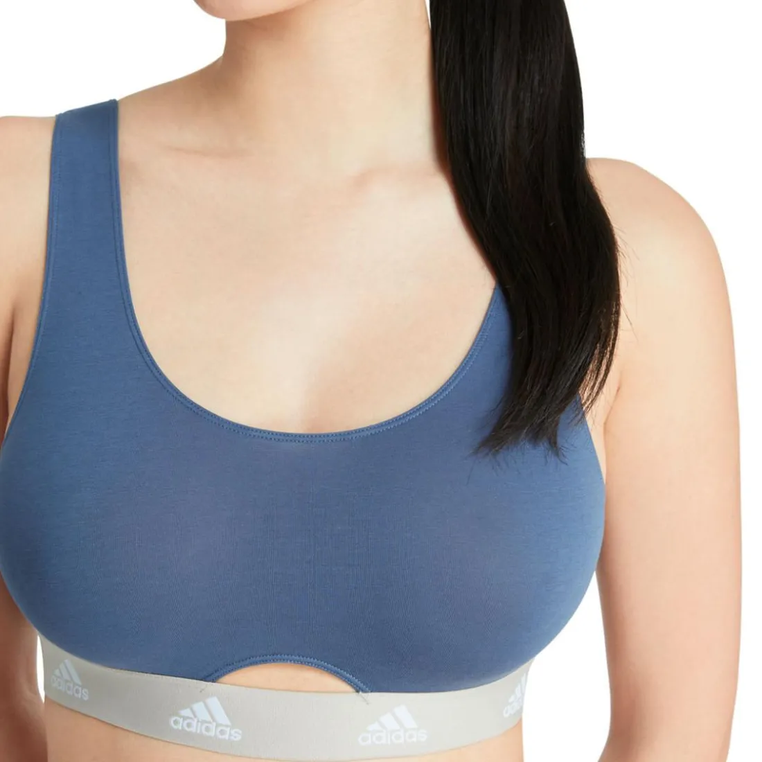 Brassière femme Coton Logo Adidas multicolore