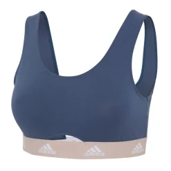 Brassière femme Coton Logo Adidas multicolore