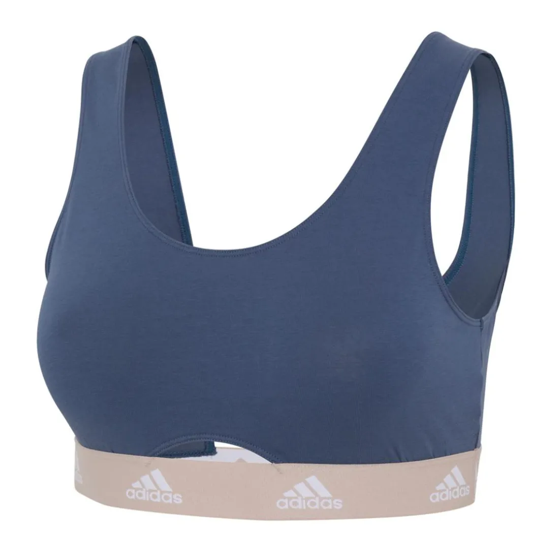 Brassière femme Coton Logo Adidas multicolore