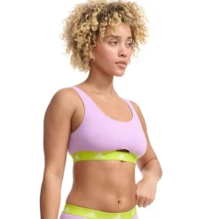 Brassière femme Coton Logo Adidas rose