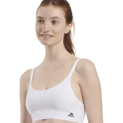 Brassière femme Micro Free Cut Adidas blanc