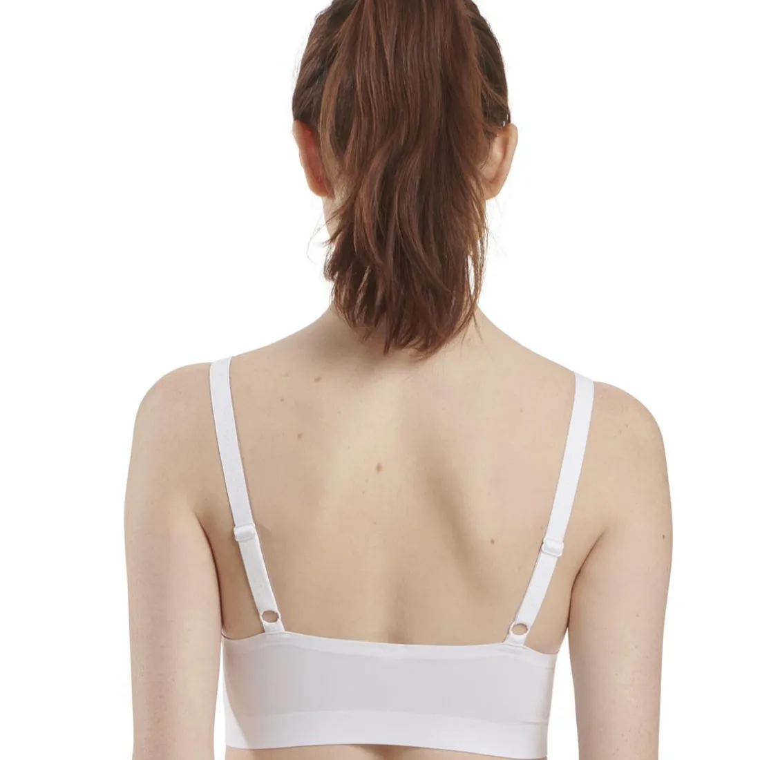 Brassière femme Micro Free Cut Adidas blanc